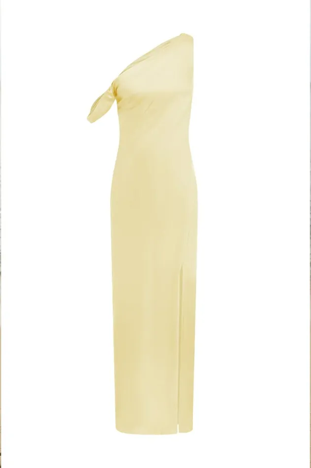 Women Bridesmaids Dresses Runaway The Label GIA MAXI DRESS Lemon