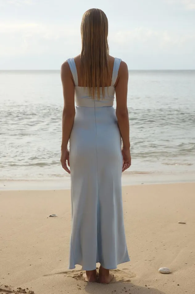 Women Bridesmaids Dresses Runaway The Label MARGOT MAXI DRESS Ice Blue