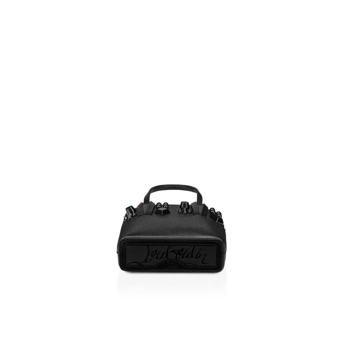 Women Cabata NS Mini Tote Bag 8211 Calf Leather 8211 Black Black Christian Louboutin Mini Bags