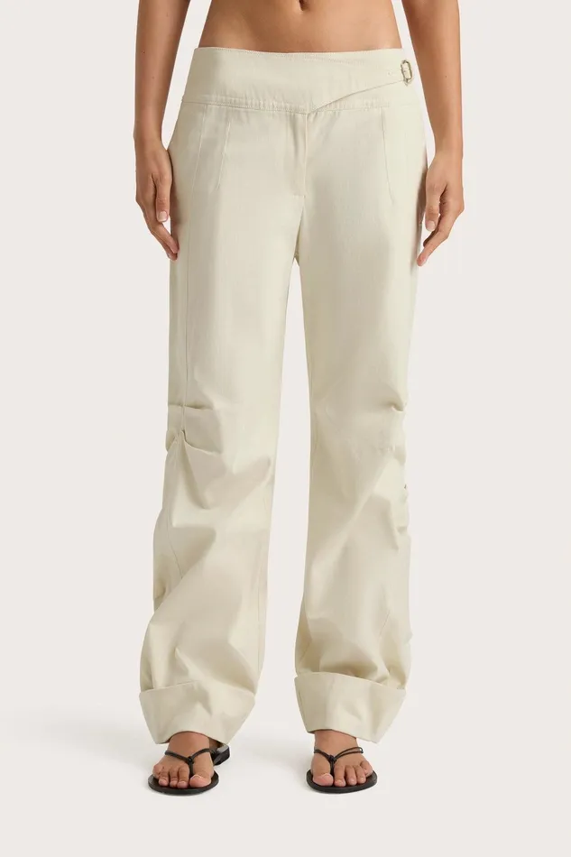 Women Calais Pant Foam Faithfull The Brand Pants Women Calais Pant Foam Faithfull The Brand Pants
