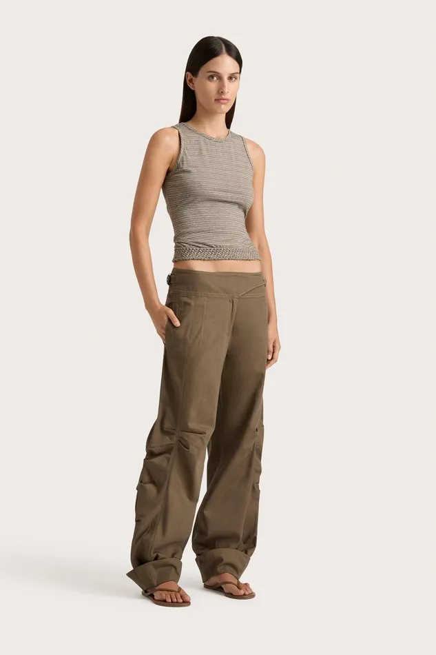 Women Calais Pant Walnut Faithfull The Brand Pants