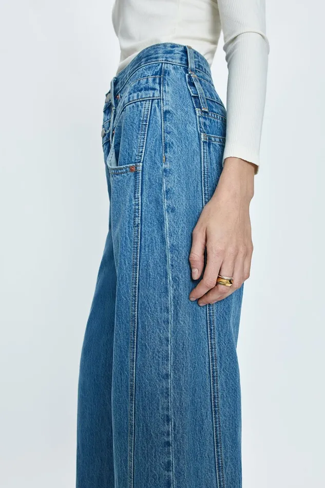 Women Caleb High Rise Stacked Waist Jean 8211 Venue Pistola Denim Denim