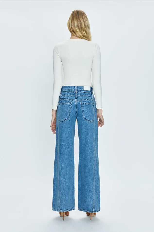 Women Caleb High Rise Stacked Waist Jean 8211 Venue Pistola Denim Denim