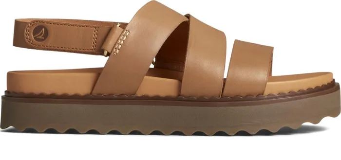 Women Cami Flatform Sandal Tan Sperry Sandals
