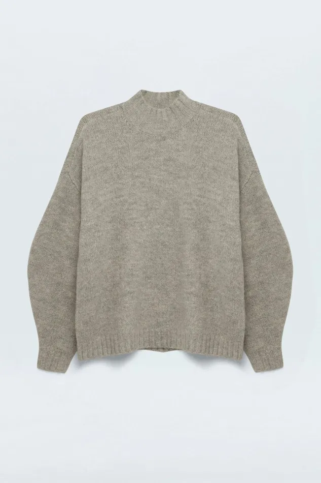 Women Carlen Sweater 8211 Heather Grey Pistola Denim Sweaters and Knits