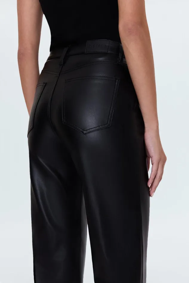 Women Cassie Super High Rise Straight 8211 Slate Black Pistola Denim Pants