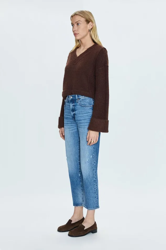 Women Cassie Super High Rise Straight Jean 8211 Central Vintage Pistola Denim Denim