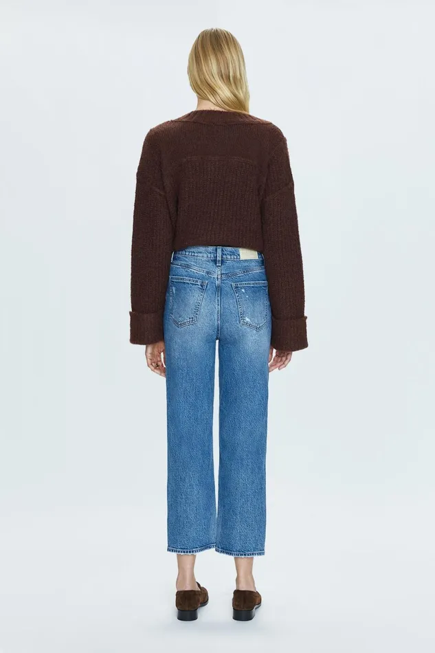 Women Cassie Super High Rise Straight Jean 8211 Central Vintage Pistola Denim Denim