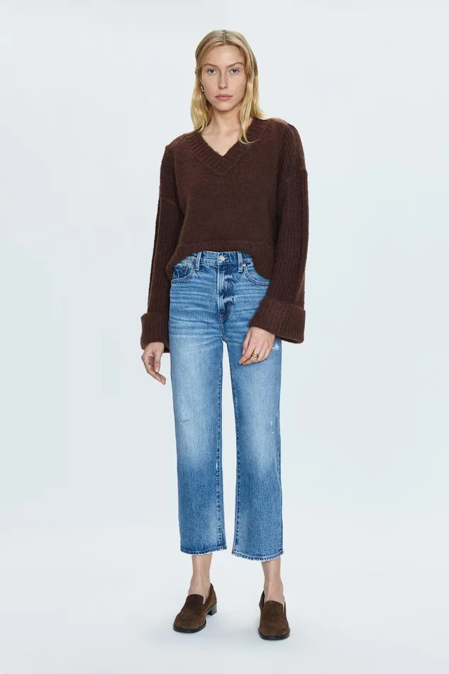 Women Cassie Super High Rise Straight Jean 8211 Central Vintage Pistola Denim Denim