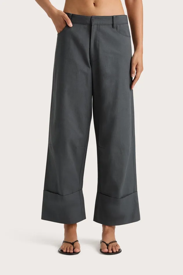 Women Cassis Pant Charred Navy Faithfull The Brand Pants Women Cassis Pant Charred Navy Faithfull The Brand Pants