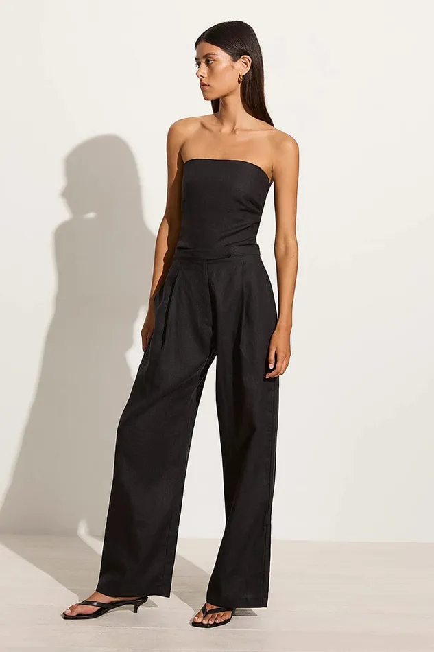 Women Cedros Pant Black Faithfull The Brand Pants