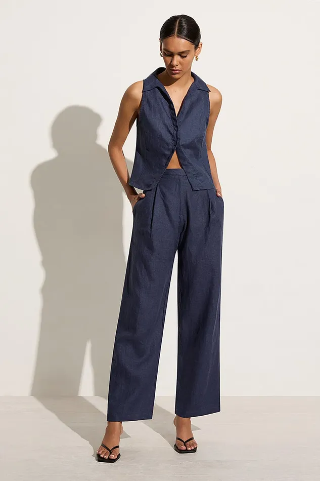 Women Cedros Pant Slate 8211 Final Sale Faithfull The Brand Pants
