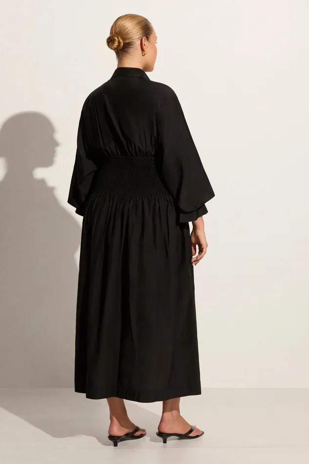 Women Cervo Midi Dress Black 8211 Final Sale Faithfull The Brand Dresses Women Cervo Midi Dress Black 8211 Final Sale Faithfull The Brand Dresses