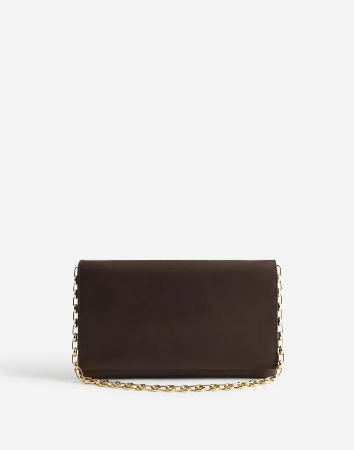 Women ChainStrap Shoulder Bag Dark Carob Madewell Bags