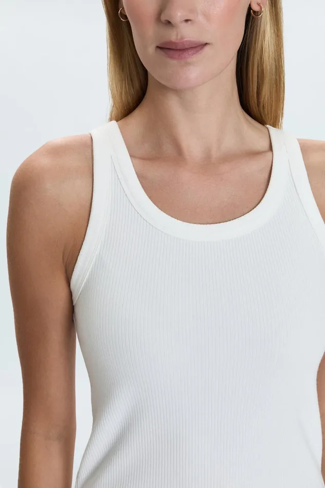 Women Christy Tank 8211 Le Blanc Pistola Denim Tees and Tanks