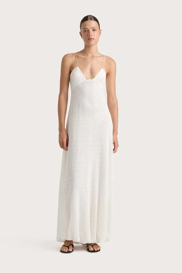 Women Ciele Maxi Dress Azalea White Faithfull The Brand Dresses