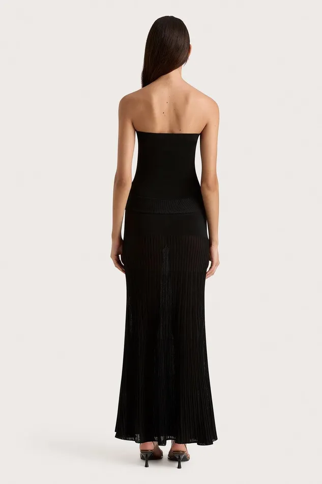 Women Citara Strapless Top Black Faithfull The Brand Tops Women Citara Strapless Top Black Faithfull The Brand Tops