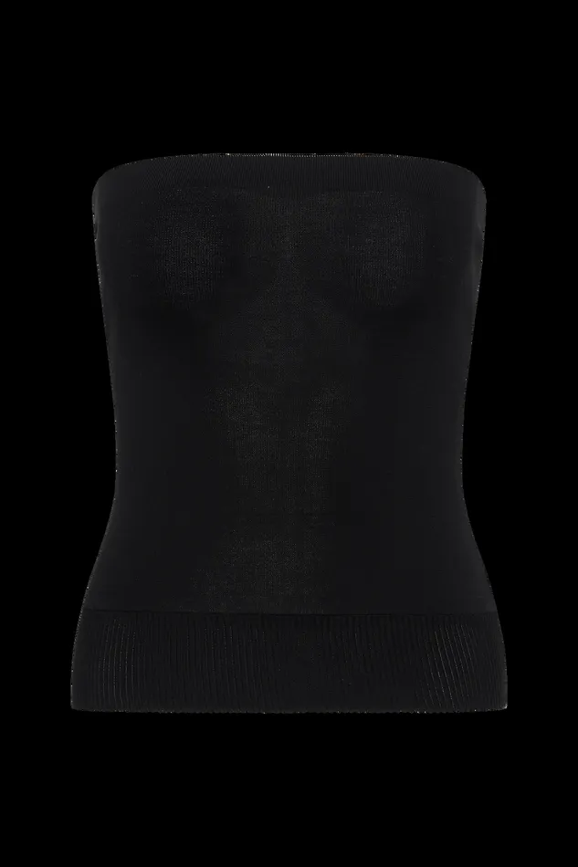 Women Citara Strapless Top Black Faithfull The Brand Tops Women Citara Strapless Top Black Faithfull The Brand Tops