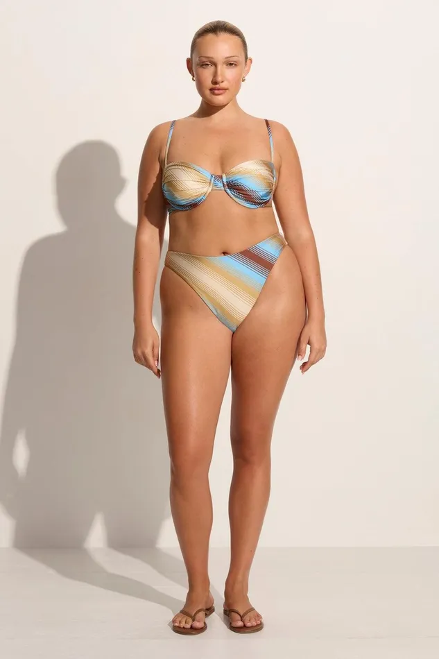 Women Civita Bikini Bottoms Cervia Stripe Faithfull The Brand Swim