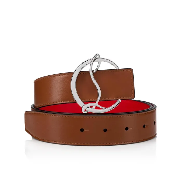 Women CL Logo Belt Belt 8211 Classic Leather 8211 Nude 5 Nude Christian Louboutin Belts Women CL Logo Belt Belt 8211 Classic Leather 8211 Nude 5 Nude Christian Louboutin Belts