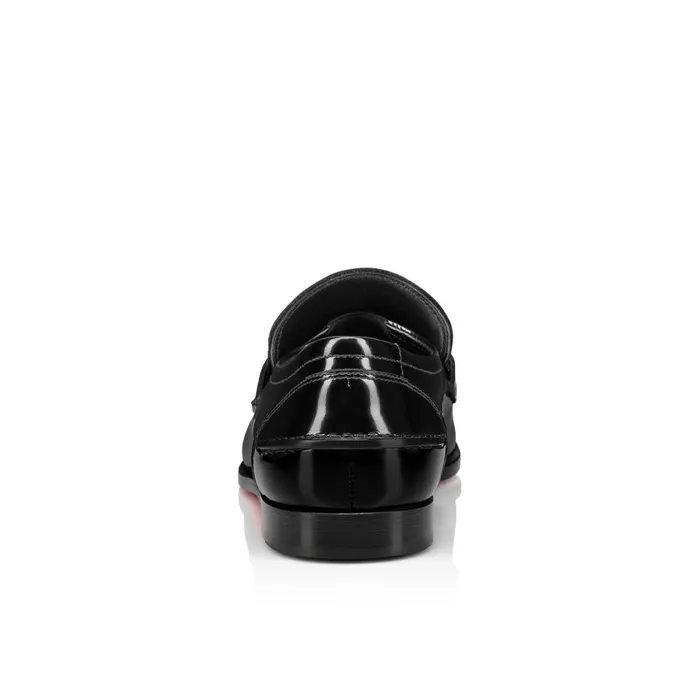 Women CL Moc Loafers 8211 Calf Leather 8211 Black Black Christian Louboutin Flats