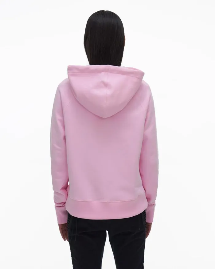 Women Classic Hoodie Light Pink Helmut Lang TShirts and Sweatshirts