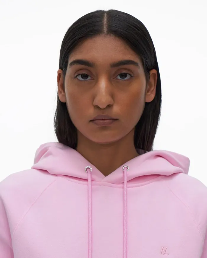 Women Classic Hoodie Light Pink Helmut Lang TShirts and Sweatshirts