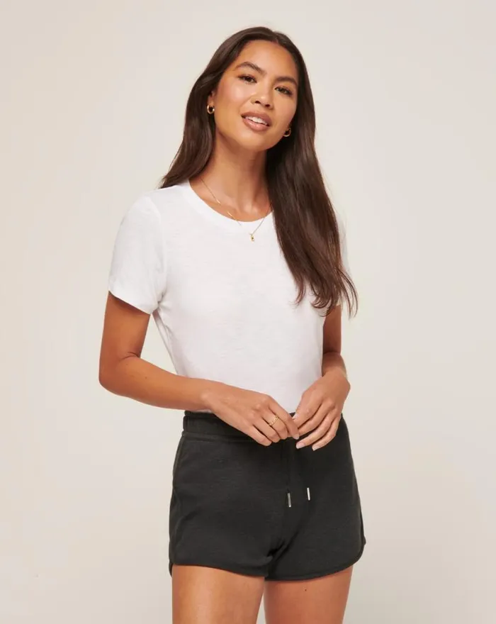 Women CLOUD JERSEY TEE White TravisMathew Tees