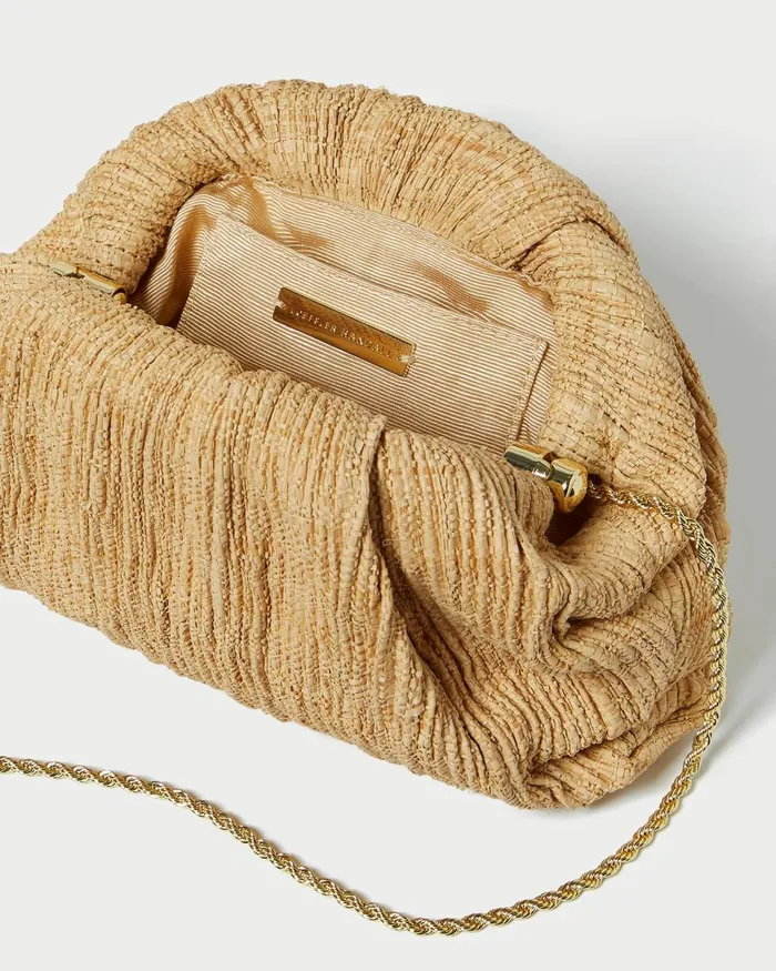 Women Clutches Loeffler Randall Bailey Natural Pleated Dome Clutch L Clutches L Accessories Women Clutches Loeffler Randall Bailey Natural Pleated Dome Clutch L Clutches L Accessories