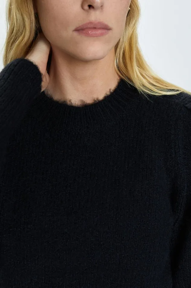 Women Colette Sweater 8211 Noir Pistola Denim Sweaters and Knits