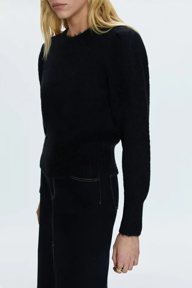 Women Colette Sweater 8211 Noir Pistola Denim Sweaters and Knits