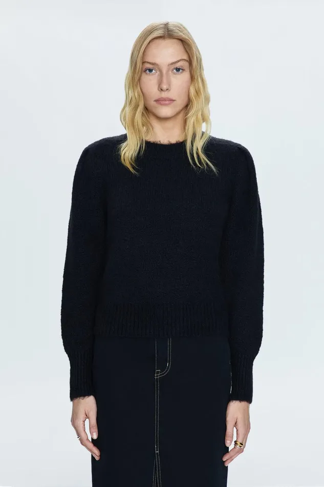 Women Colette Sweater 8211 Noir Pistola Denim Sweaters and Knits