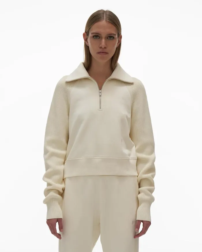 Women Combo Sweatshirt Ivory Helmut Lang TShirts and Sweatshirts
