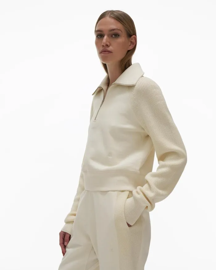 Women Combo Sweatshirt Ivory Helmut Lang TShirts and Sweatshirts