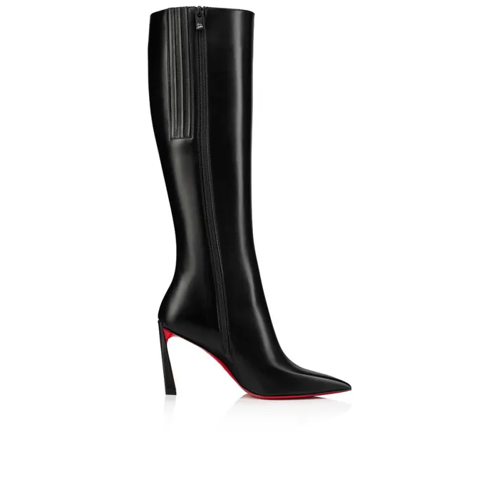 Women Condora Botta 85 Mm Boots 8211 Calf Leather 8211 Black Black Christian Louboutin Tall Boots