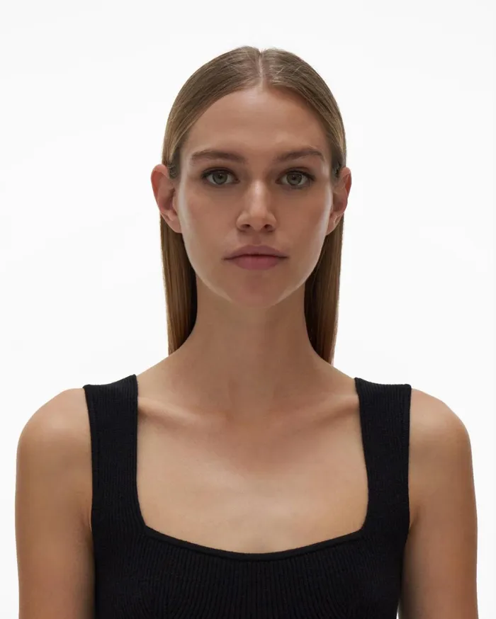 Women Contour Dress Black Helmut Lang Dresses