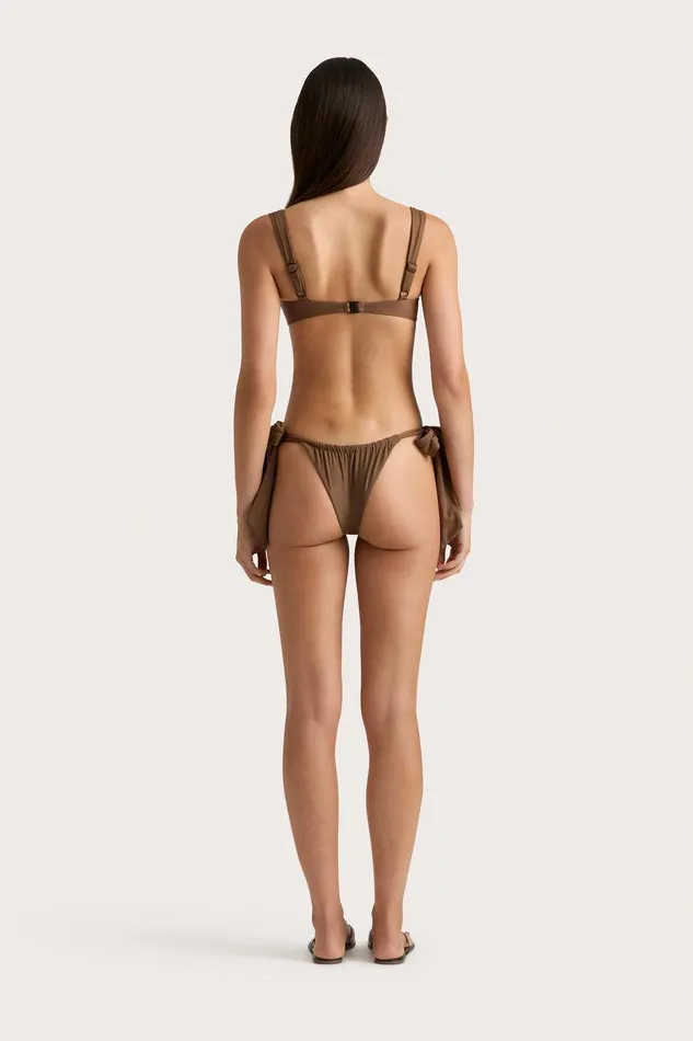 Women Costa Bikini Bottom Cocoa Faithfull The Brand Swim Women Costa Bikini Bottom Cocoa Faithfull The Brand Swim
