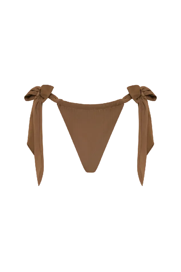 Women Costa Bikini Bottom Cocoa Faithfull The Brand Swim Women Costa Bikini Bottom Cocoa Faithfull The Brand Swim