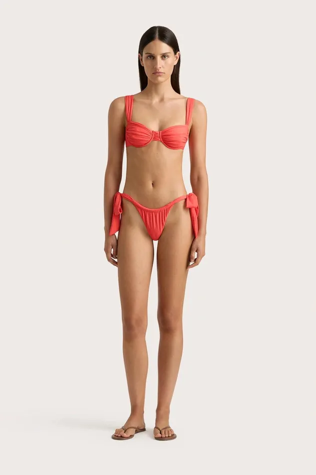 Women Costa Bikini Bottom Vermillion Faithfull The Brand Swim