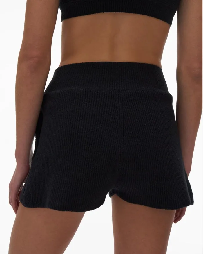 Women Cozy Short Black Helmut Lang Shorts