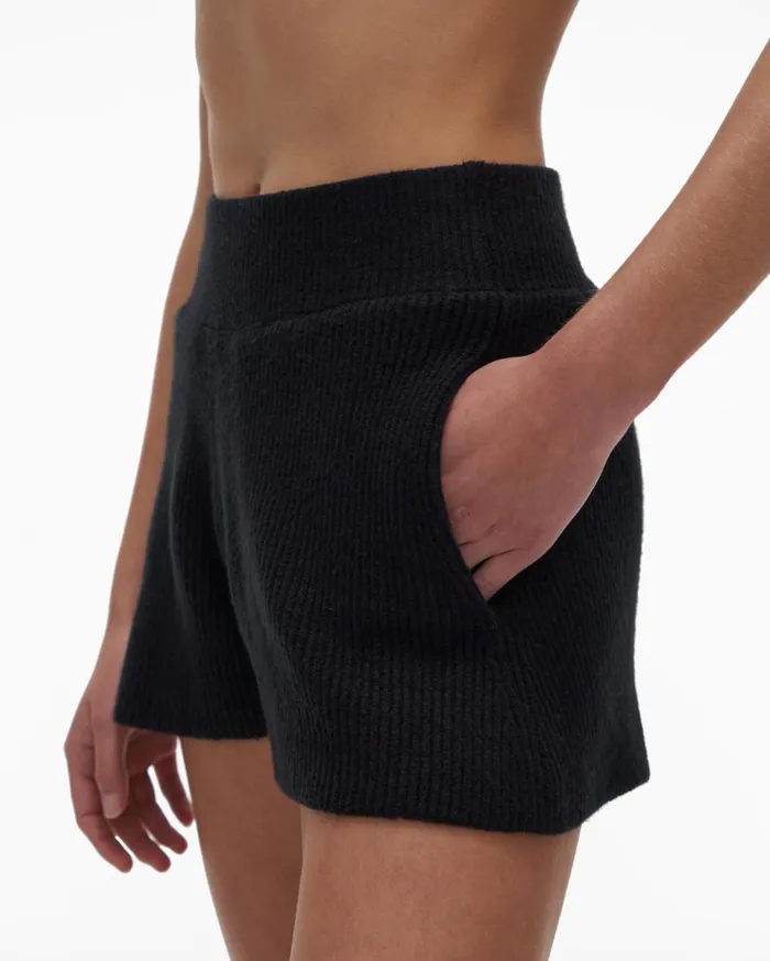 Women Cozy Short Black Helmut Lang Shorts
