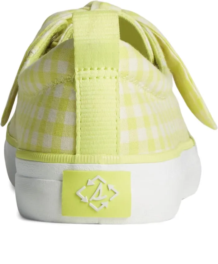 Women Crest Vibe Gingham Sneaker Lime Sperry Sneakers Women Crest Vibe Gingham Sneaker Lime Sperry Sneakers