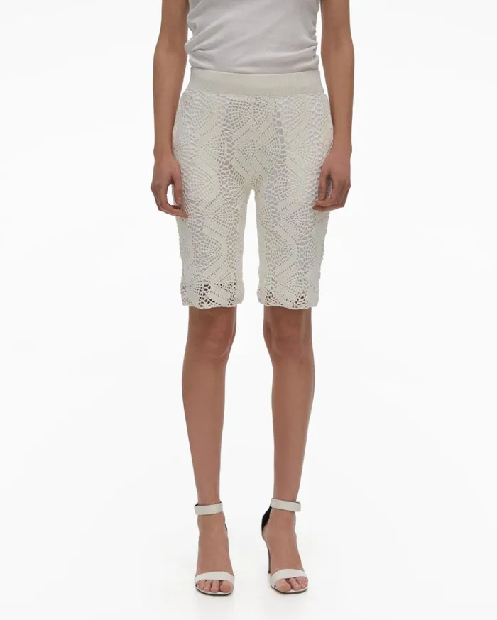 Women Crochet Short Plaster Helmut Lang Shorts