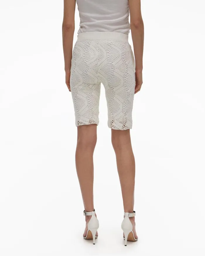 Women Crochet Short Plaster Helmut Lang Shorts