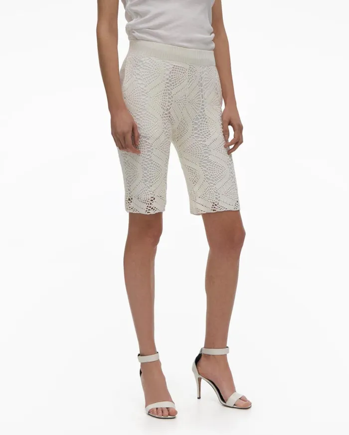 Women Crochet Short Plaster Helmut Lang Shorts