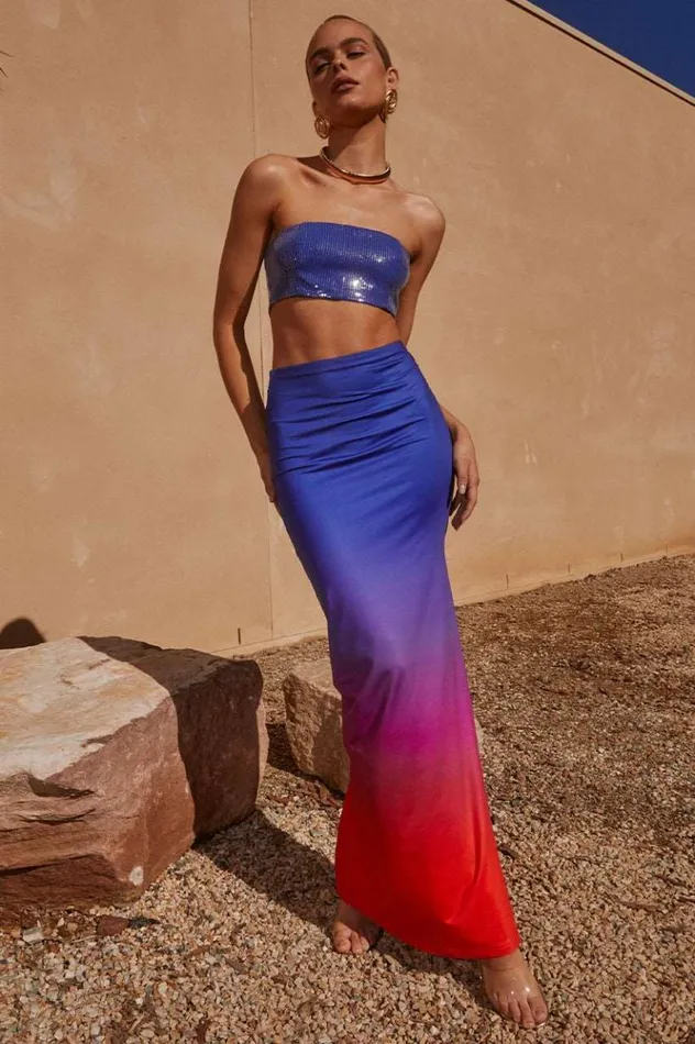 Women Crops Runaway The Label ARISTA BANDEAU Midnight