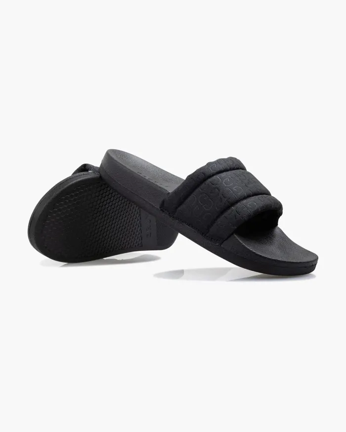 Women Cruyff Slides Aqua Copa Jacquard Black Women Cruyff Slides Aqua Copa Jacquard Black