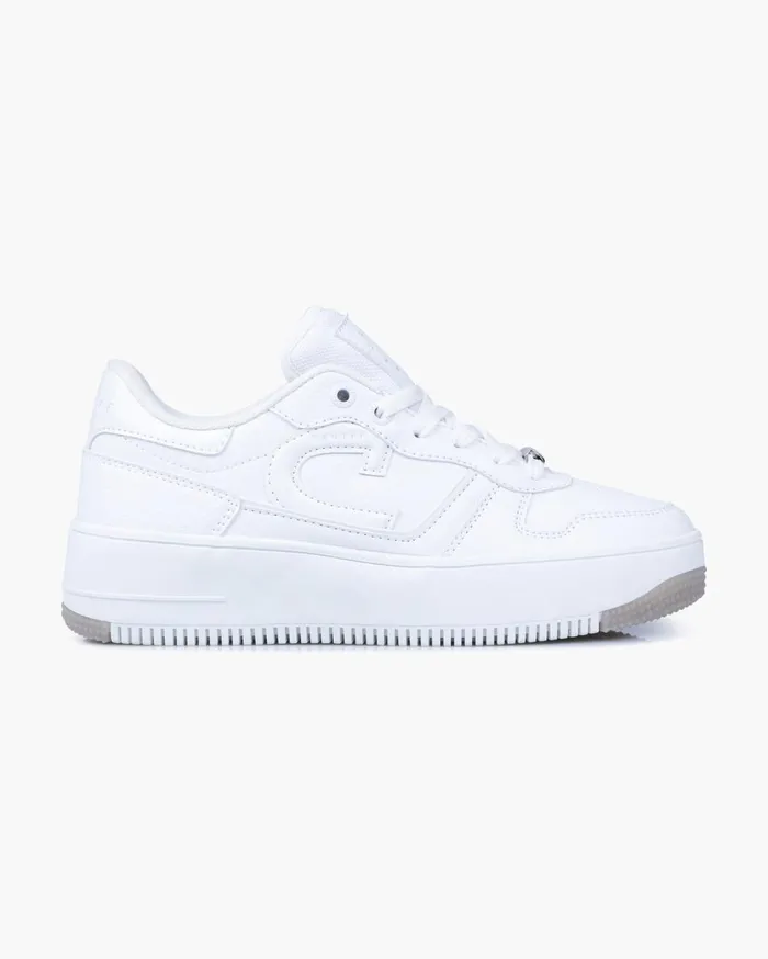 Women Cruyff Sneakers Campo Low Lux 8211 Tall White