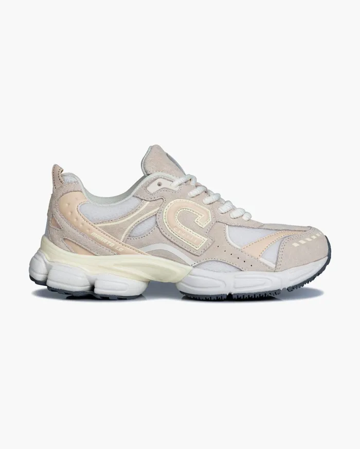 Women Cruyff Sneakers Marato Runner SuedeMesh Crme