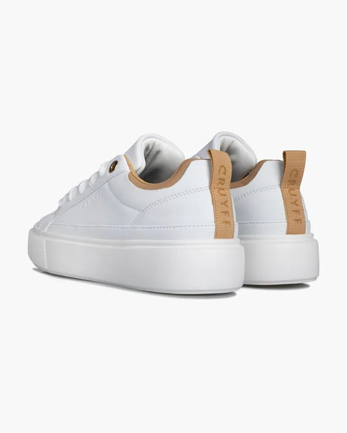 Women Cruyff Sneakers PalcoSoft Leather White Women Cruyff Sneakers PalcoSoft Leather White